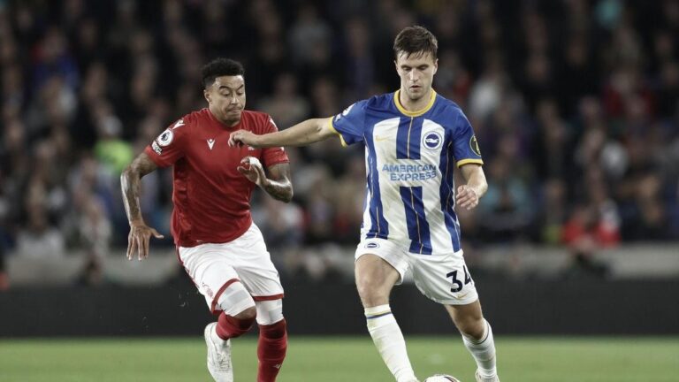 brighton & hove albion f.c. vs nottingham forest standings
