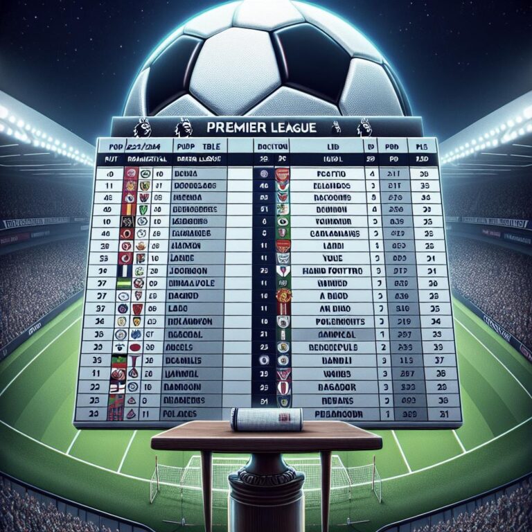 Unpacking the Premier League Table: Insights from the 2023/2024 Season